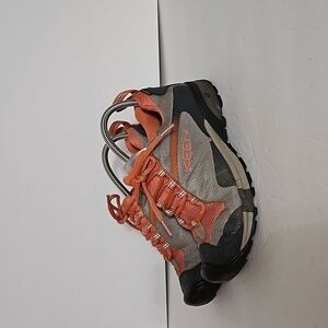 Keen Women's Hiking Shoes  US 8 Grey Peach Mesh Pre-owned